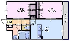 グランディール1  ｜ 奈良県天理市田町425番1号（賃貸アパート2LDK・2階・57.85㎡） その2