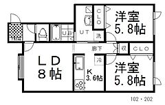 物件の間取り