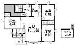 ブリリアント2 3LDKの間取図画像