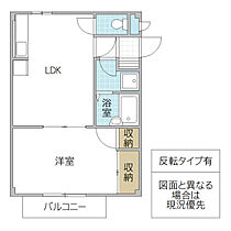 メゾンジオワイユ 2 201号室 ｜ 茨城県日立市大みか町（賃貸アパート1LDK・2階・36.00㎡） その2