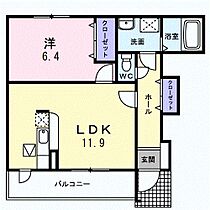 サニーK I 103号室 ｜ 茨城県日立市東大沼町（賃貸アパート1LDK・1階・45.12㎡） その2