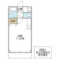 サンビレッジ森山 306号室 ｜ 茨城県日立市森山町（賃貸マンション1R・3階・26.49㎡） その2