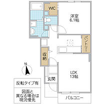 パルパレス A棟 103号室 ｜ 茨城県常陸太田市内堀町（賃貸アパート1LDK・1階・45.77㎡） その2