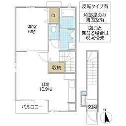 ベルアンジュ3 1LDKの間取図画像