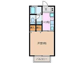 ＣＡＳＡII 202 ｜ 三重県四日市市大字茂福（賃貸アパート1K・2階・27.00㎡） その2