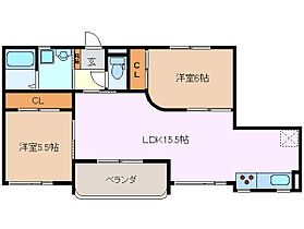 ハイツ・グラナート 302 ｜ 三重県四日市市蒔田３丁目（賃貸マンション2LDK・3階・57.52㎡） その2