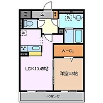 フェリーチェ 301 ｜ 三重県三重郡川越町大字高松（賃貸マンション1LDK・3階・40.96㎡） その2