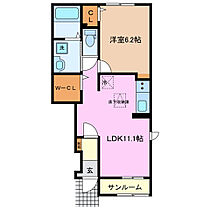 ヴィオラ　II 103 ｜ 三重県三重郡川越町大字南福崎（賃貸アパート1LDK・1階・43.61㎡） その2