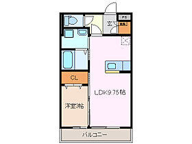 ニエット 102 ｜ 三重県四日市市陶栄町（賃貸アパート1LDK・1階・33.39㎡） その2