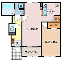 ルチェンテーＦ　II 102 ｜ 三重県三重郡川越町大字亀崎新田（賃貸アパート1LDK・1階・50.87㎡） その2