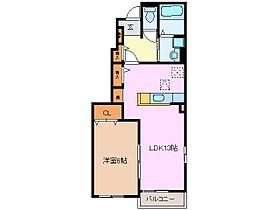 ローズハウス　ＯＺ　II 101 ｜ 三重県三重郡川越町大字亀尾新田（賃貸アパート1LDK・1階・45.82㎡） その2