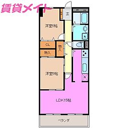 GARDEN PLAZAファミール富田　704号室 7階/-