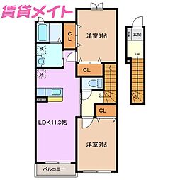 フィニートII 2階