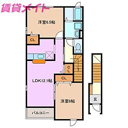 フェリースI 2階