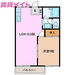 モンシャトーC棟 1階/-