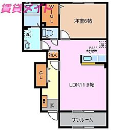 フィオーレさくら 1階