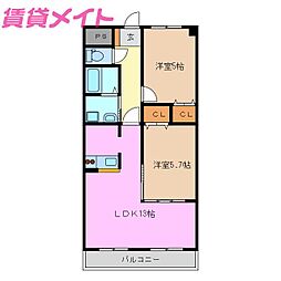 レジデンスマル美 2階/-