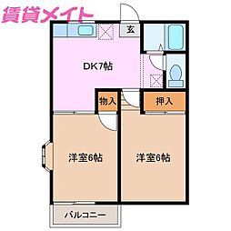 マリオ豊田A 2階/-