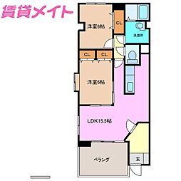 🉐敷金礼金0円！🉐エスポワールII