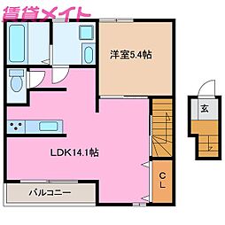 クオーレ白須賀 2階/-