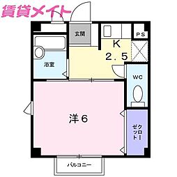 スパシオ川原II 2階/-