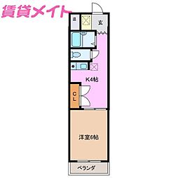 コーポラスチヨダ　Ａ棟 4階/-