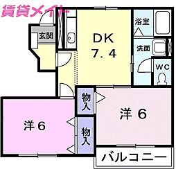 🉐敷金礼金0円！🉐サン・コートＢ