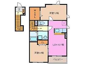 三重県桑名市大字小貝須（賃貸アパート2LDK・2階・62.89㎡） その2