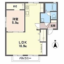 三重県桑名市藤が丘５丁目（賃貸アパート1LDK・2階・54.57㎡） その2