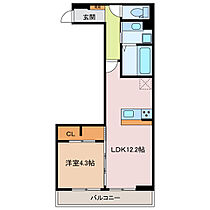 三重県桑名市掛樋（賃貸アパート1LDK・3階・42.77㎡） その2