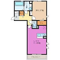 三重県桑名市大字星川（賃貸アパート1LDK・1階・45.41㎡） その2