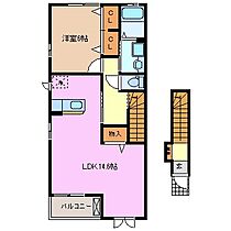 三重県三重郡川越町大字当新田（賃貸アパート1LDK・2階・53.57㎡） その2