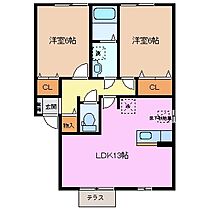 三重県桑名市東正和台４丁目（賃貸アパート2LDK・1階・57.93㎡） その2