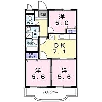 三重県三重郡川越町大字豊田（賃貸マンション2LDK・3階・50.41㎡） その2