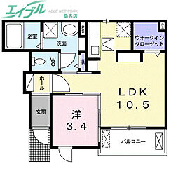 間取図画像 1LDK