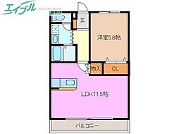 コーキア桑部 2階