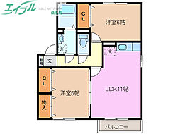 シェルクレール　四番館 2階/-
