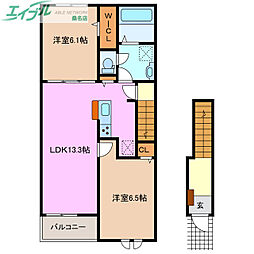 ヴィラ・グレイスフル 2階