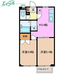 アインス中川 2階