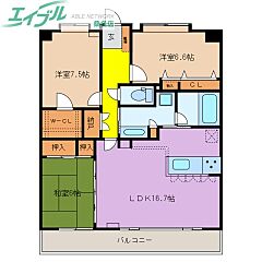 物件の間取り