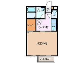 モナリエーレ　A 203 ｜ 三重県桑名市大字江場（賃貸アパート1K・2階・33.61㎡） その2