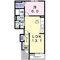 カーザ・エスペランサＢ 102 ｜ 三重県桑名市大字江場（賃貸アパート1LDK・1階・45.39㎡） その2