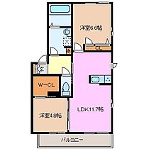 レガーレ 302 ｜ 三重県桑名市大字江場（賃貸アパート2LDK・3階・54.04㎡） その2