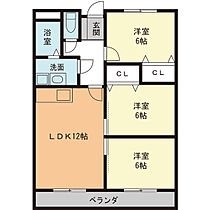 サンハイツ太平洋 402 ｜ 三重県桑名市大字江場（賃貸マンション3LDK・4階・66.01㎡） その2