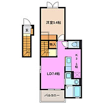 ラルバ 202 ｜ 三重県桑名市陽だまりの丘７丁目（賃貸アパート1LDK・2階・41.29㎡） その2