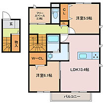 エーデルワイス 202 ｜ 三重県桑名市大字江場（賃貸マンション2LDK・2階・69.91㎡） その2