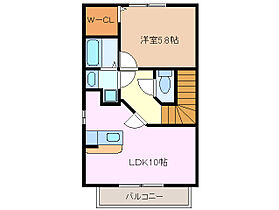 ブライトメゾン 202 ｜ 三重県桑名市赤尾台３丁目（賃貸アパート1LDK・2階・43.07㎡） その2