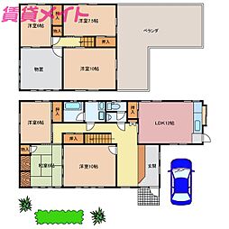 🉐敷金礼金0円！🉐東員町長深戸建