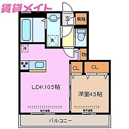 アルバグランデ桑名東方 2階