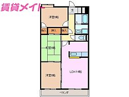 間取図画像 3LDK